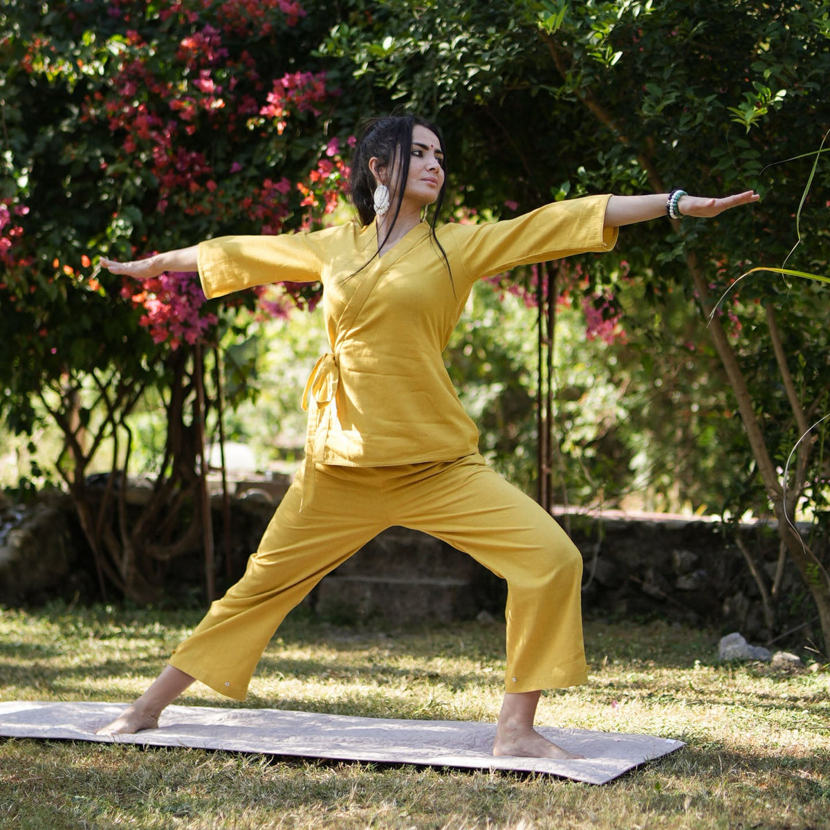 Dharma Matching Set - Women's Yoga Matching Set - Yellow — view 5