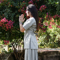 Chakra Matching Set - Women's Yoga Matching Set - Grey