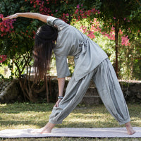 Chakra Matching Set - Women's Yoga Matching Set - Grey