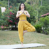 Akasha Matching Set - Women's Yoga Matching Set - Yellow