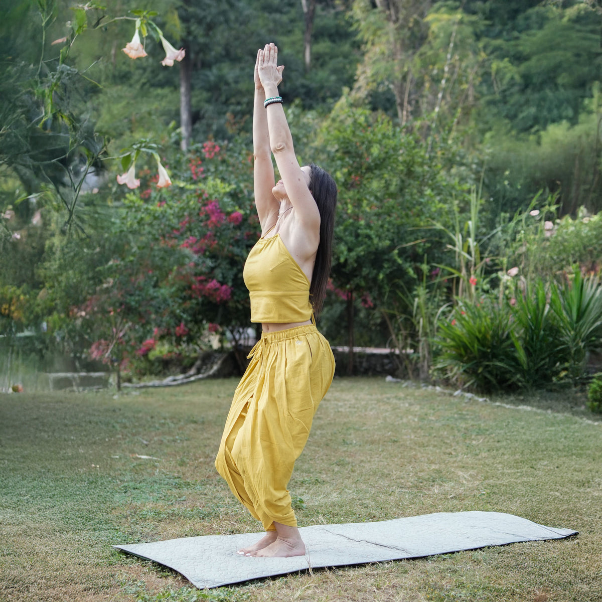 Akasha Matching Set - Women's Yoga Matching Set - Yellow — view 6