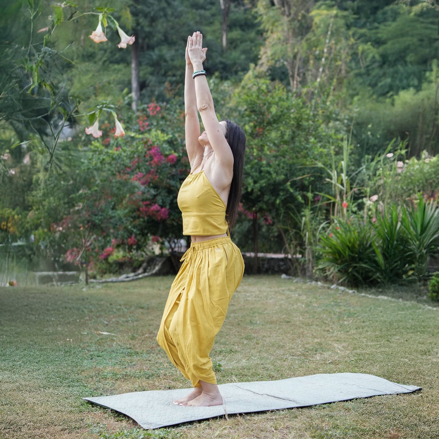 Akasha Matching Set - Women's Yoga Matching Set - Yellow