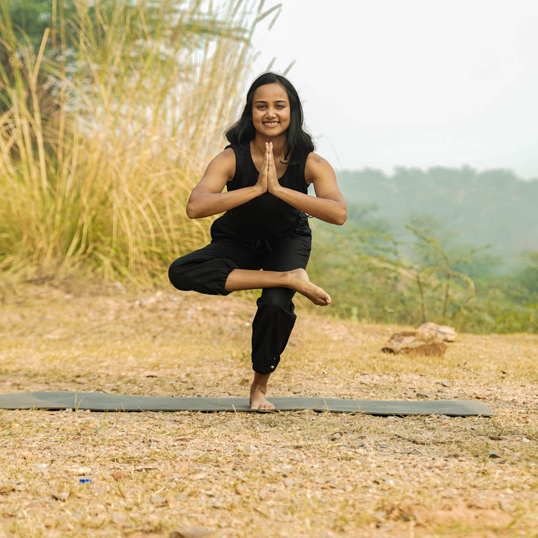 Ananda Matching Set - Women's Yoga Matching Set - Black
