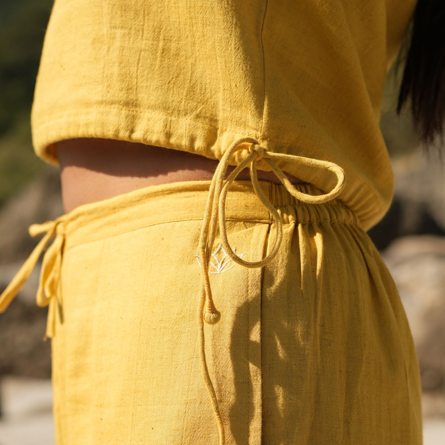 Ananda Matching Set - Women's Yoga Matching Set - Yellow