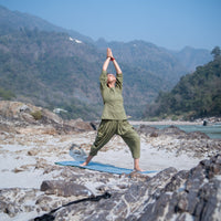 Buddhi Top - Women's Cotton Yoga Top - Green