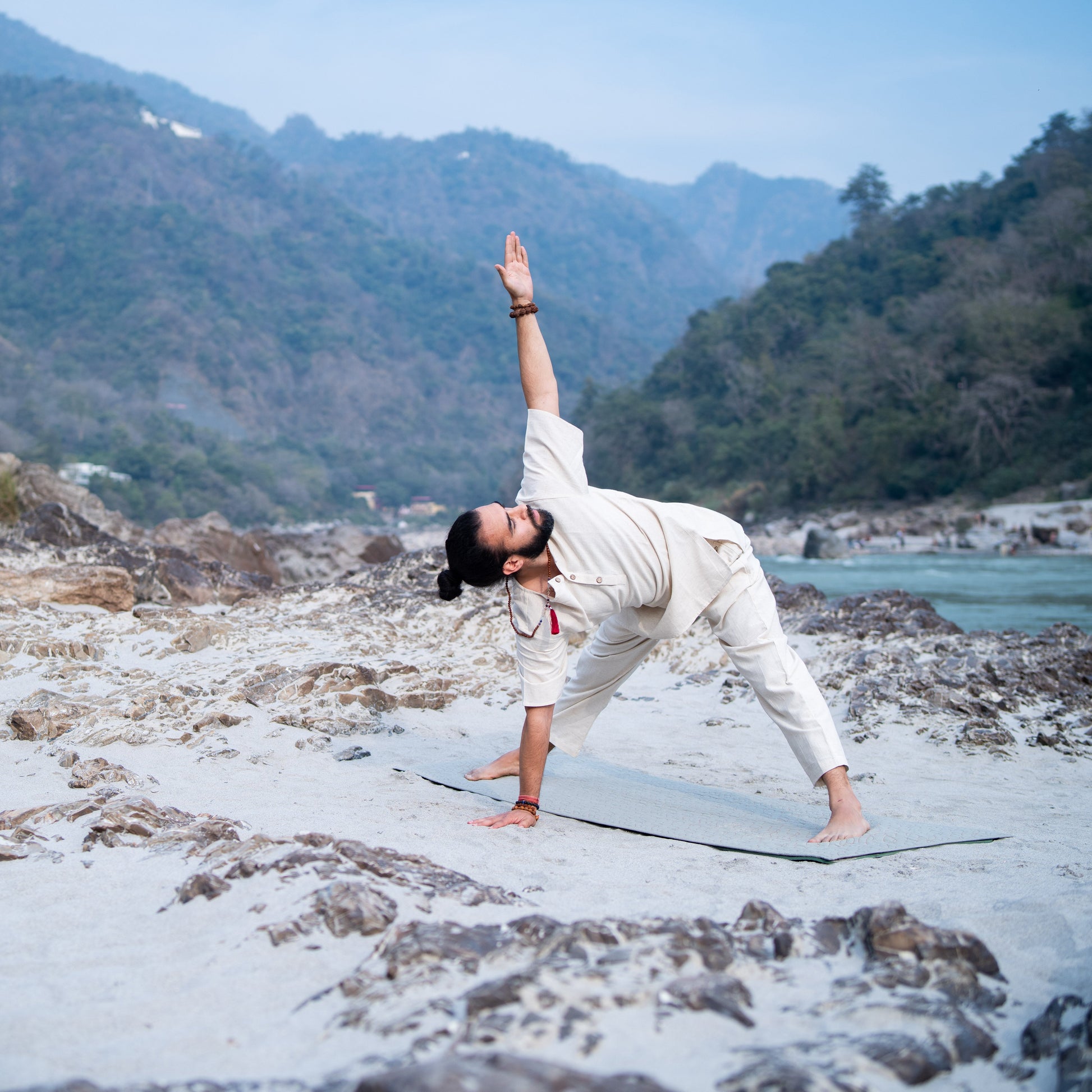 Cotton yoga clothes for men's |AKISO