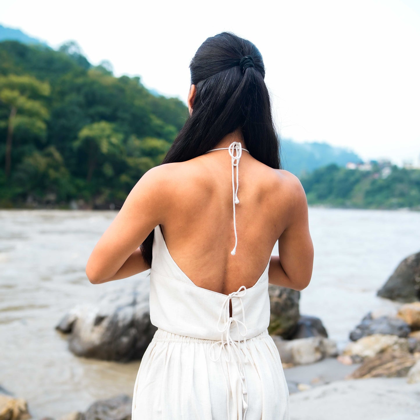 Akasha Matching Set - Women's Yoga Matching Set - Unbleached