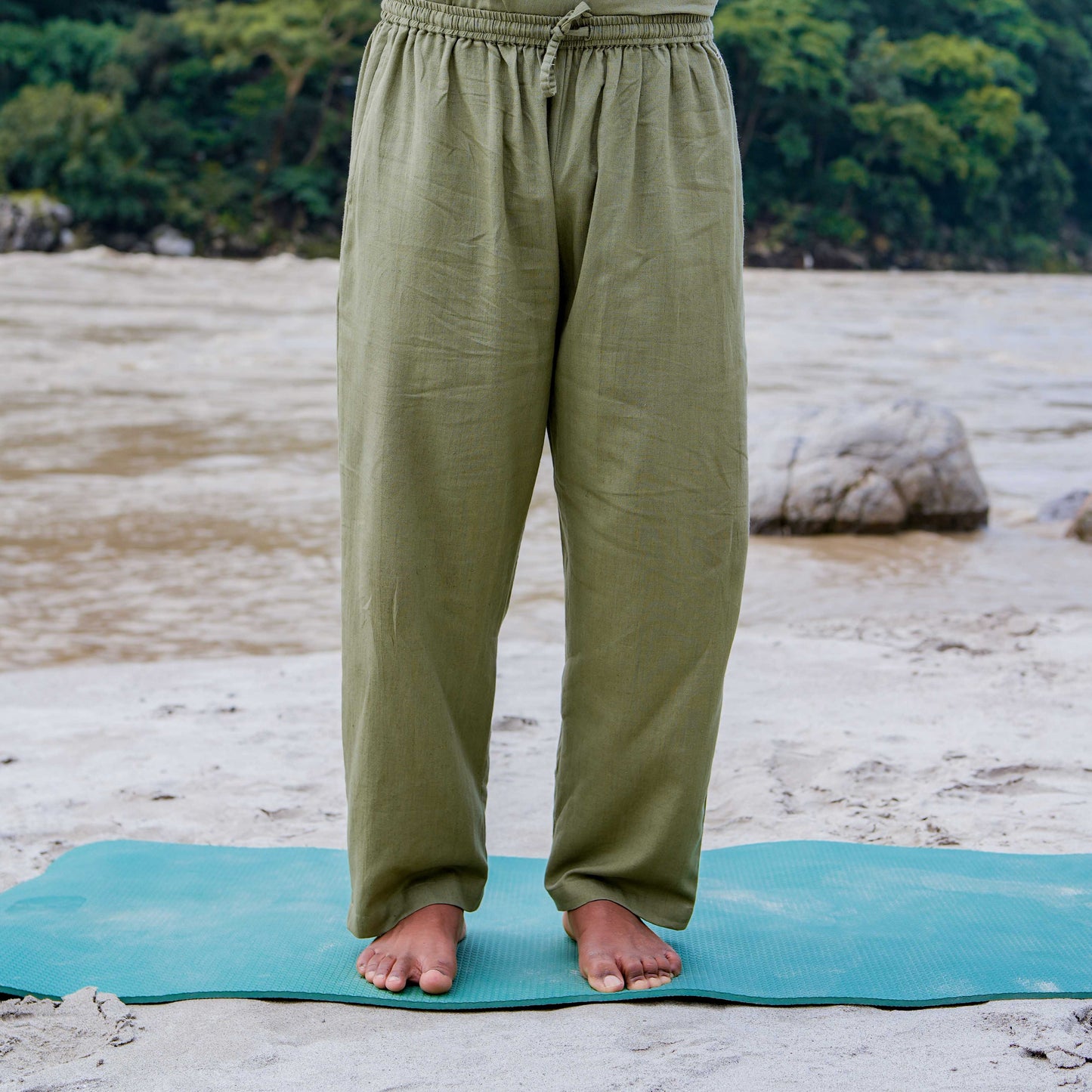 Sattva Matching Set - Men's Yoga Matching Set - Green