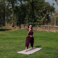 Akasha Pant - Women's Cotton Yoga Pants - Purple