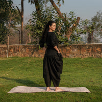 Buddhi Pant - Women's Cotton Yoga Pants - Black