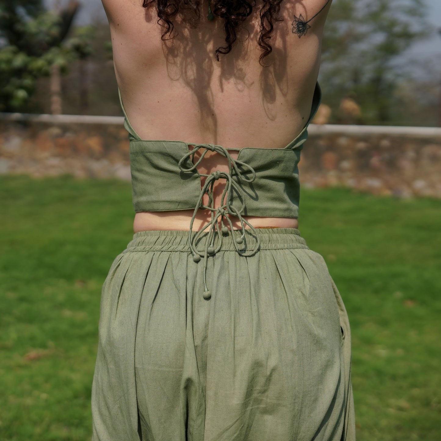 Akasha Matching Set - Women's Yoga Matching Set - Green