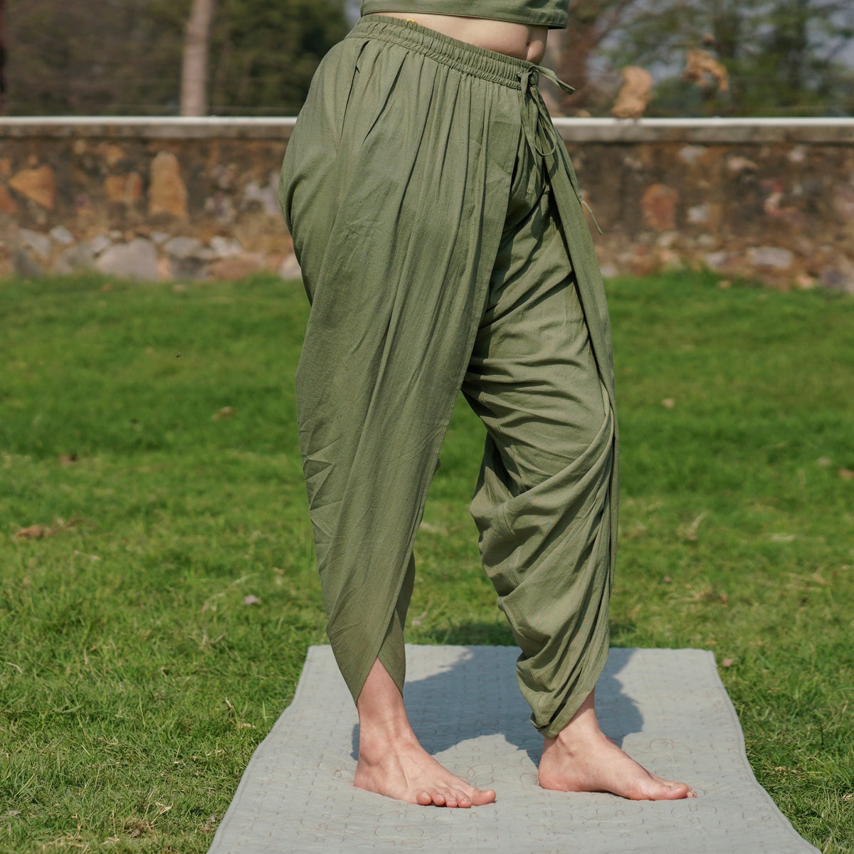 Akasha Matching Set - Women's Yoga Matching Set - Green — view 6