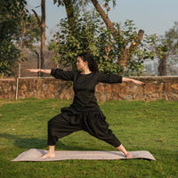 Buddhi Pant - Women's Cotton Yoga Pants - Black