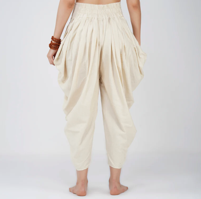 Buddhi Pant - Women's Cotton Yoga Pants - Unbleached