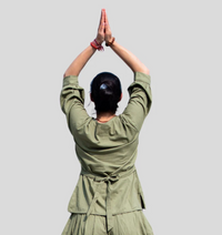 Buddhi Top - Women's Cotton Yoga Top - Green