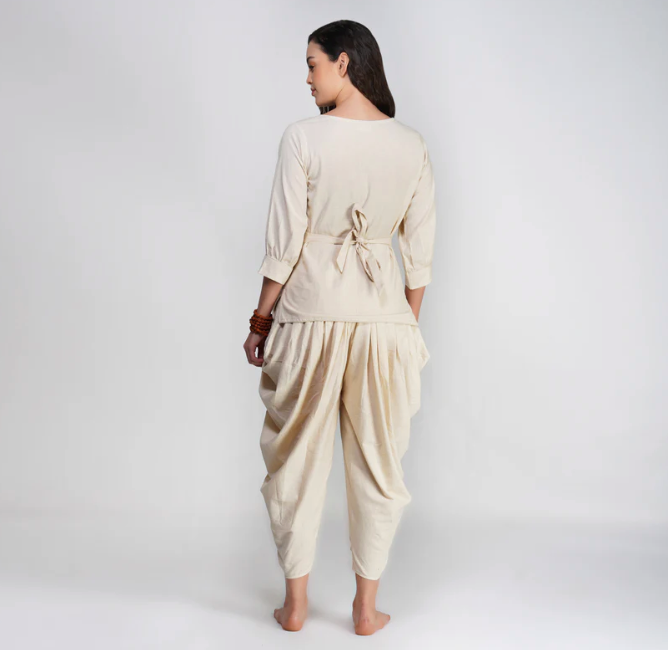 Buddhi Matching Set - Women's Yoga Matching Set - Unbleached