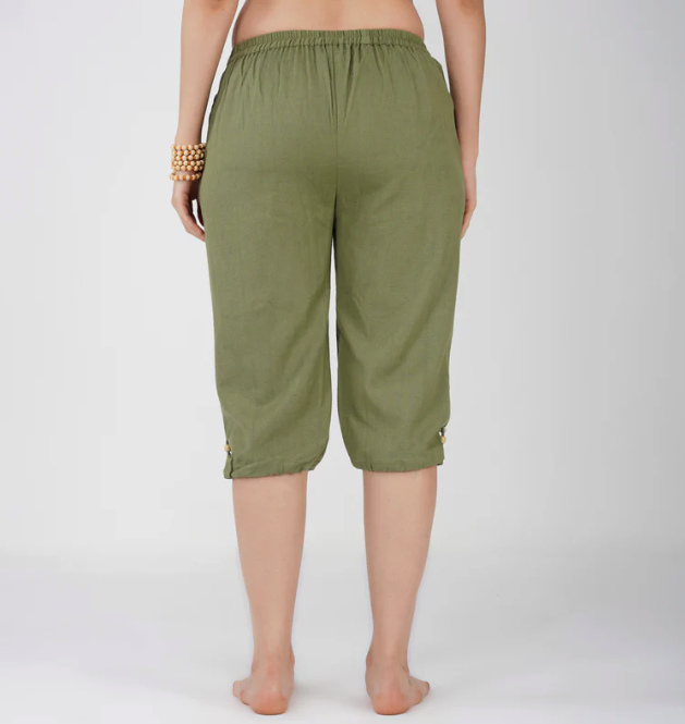 Prana Pant - Women's Cotton Yoga Pants - Green