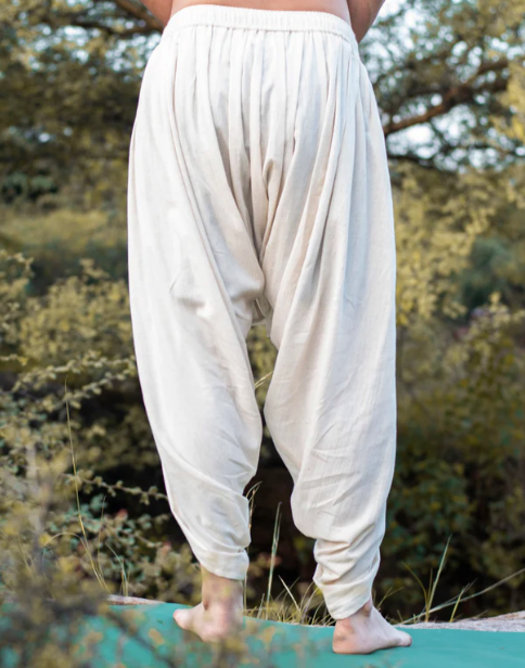 Rajas Pant - Men's Cotton Yoga Pants - Unbleached