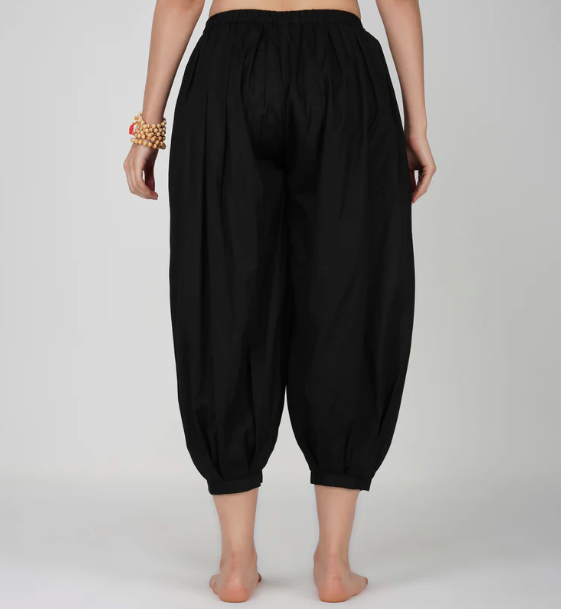 Chakra Pant - Women's Cotton Yoga Pants - Black