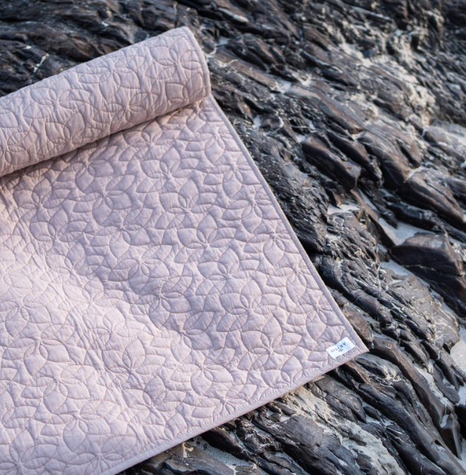 Cotton Yoga Mat in Pink- Padma Yoga Mat