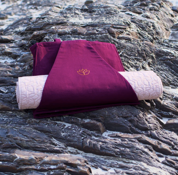 Cotton Yoga Bag Purple Brahma
