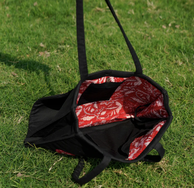 Cotton Yoga Bag Black Brahma